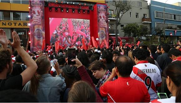 ​Distrito limeño colocará pantalla gigante para que hinchas disfruten del Perú vs Dinamarca (FOTO)