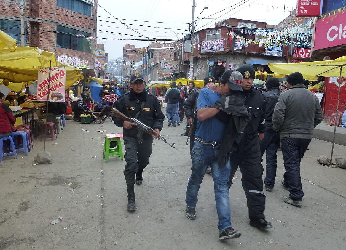 Capturan a cuatro “pistoleros” en poblado La Rinconada