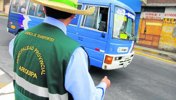 Municipio de Arequipa emitirá informe de ocho inspectores de tránsito al OCI