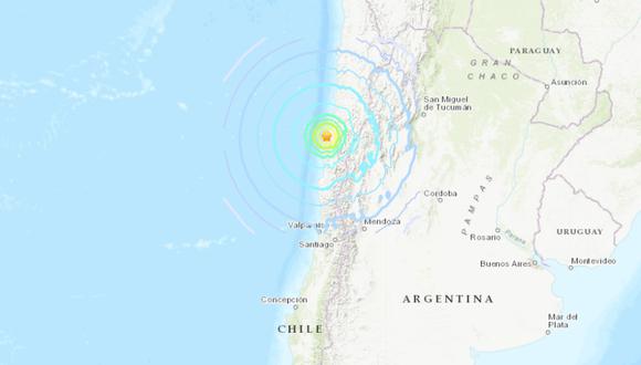 Sismo de magnitud 6.1 sacude el norte de Chile. (Foto: USGS)