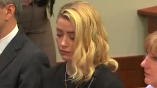 Amber Heard: Esta fue su reacción al oír la sentencia del juicio que le entabló Johnny Depp