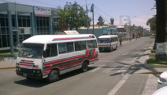Nueve combis y buses "chatarra" dejarán de circular en Tacna desde enero del 2016