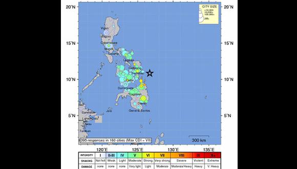 Al menos un muerto por terremoto que sacudió Filipinas