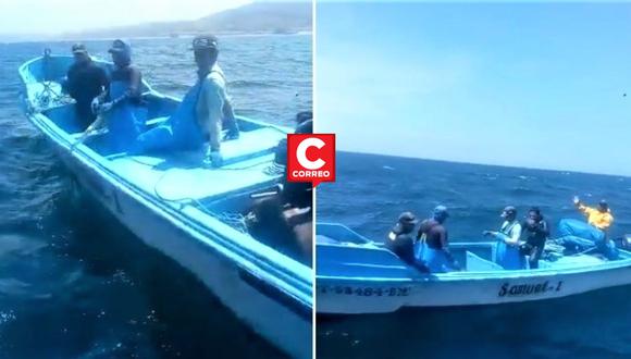 Los dirigentes del gremio de  pescadores exigen que las autoridades realicen controles en el mar de Grau.