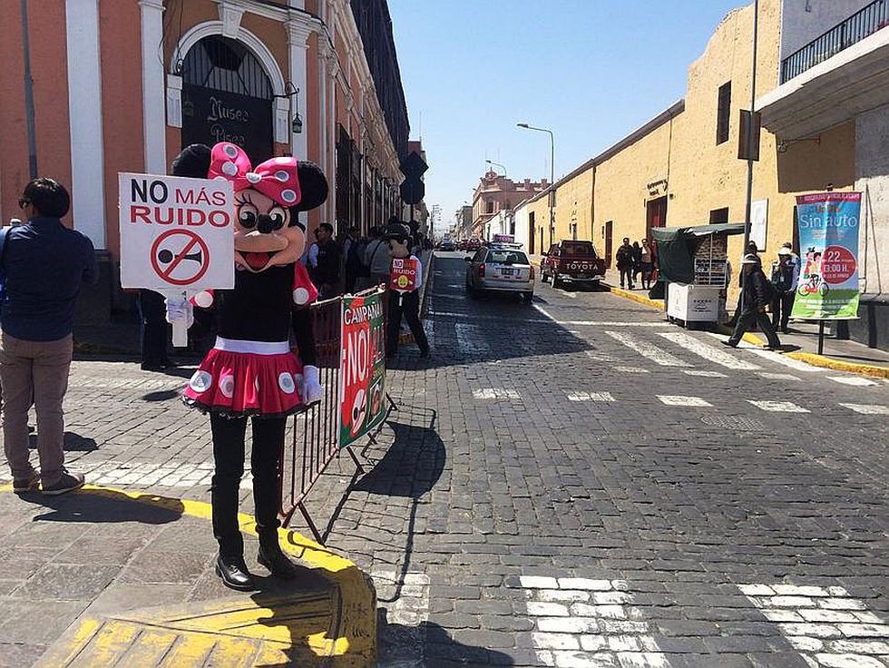 “Un día sin auto” redujo contaminación en 5% en el Centro Histórico de Arequipa (FOTOS)