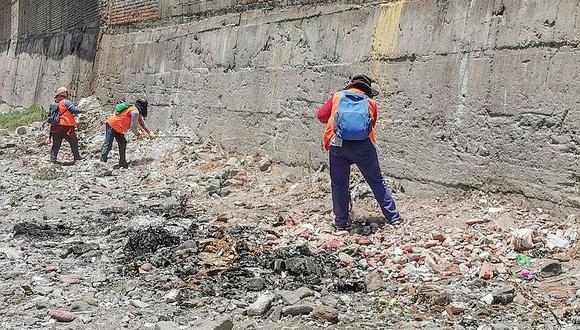 Municipalidad de Arequipa gastó 25 mil soles en limpieza de torrenteras