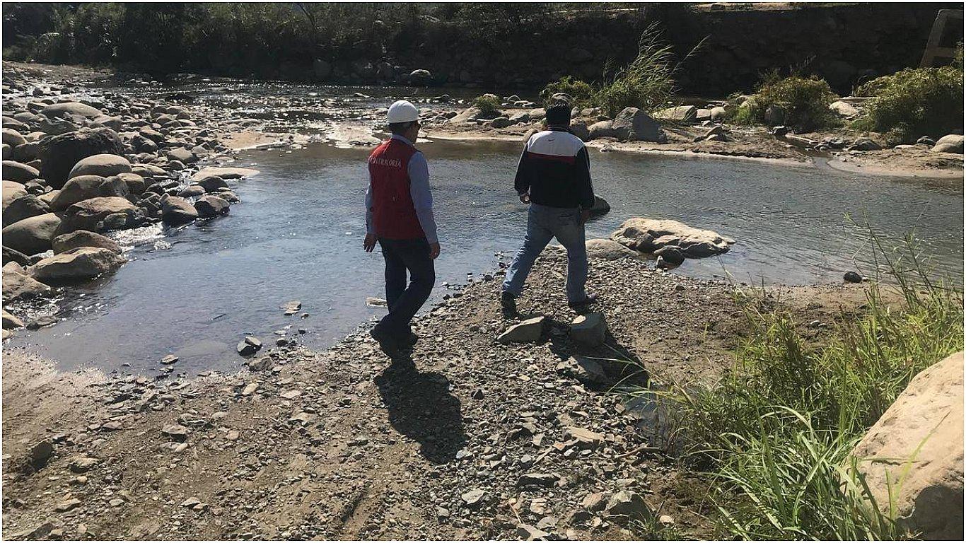 Anuncian sanción para contratista que ejecutó obra en el río La Leche 