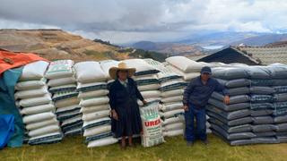 La Libertad: Donan fertilizantes a pequeños agricultores de Huamachuco