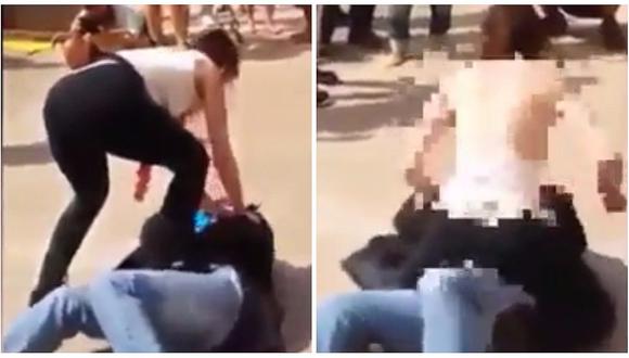 YouTube: mujer se cansa de acosador y lo golpea en el piso (VIDEO)