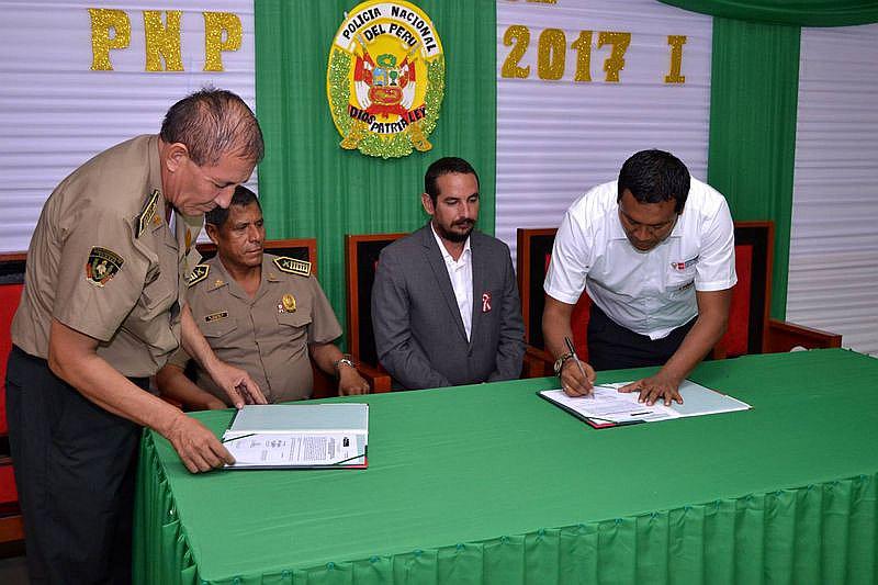 Tumbes: Consolidan convenio para que la Escuela Técnica de la PNP continúe en el campamento del PEBPT 
