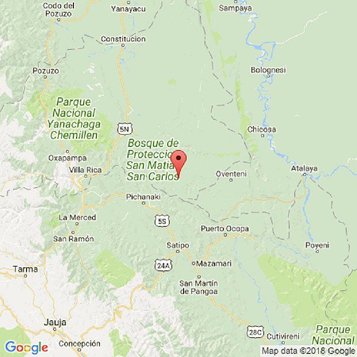 Sismo de 4.0 grados se registró en Satipo