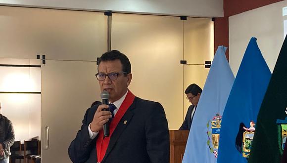 Cáceres es representante de la Corte Superior de Justicia de Arequipa. (Foto: GEC)