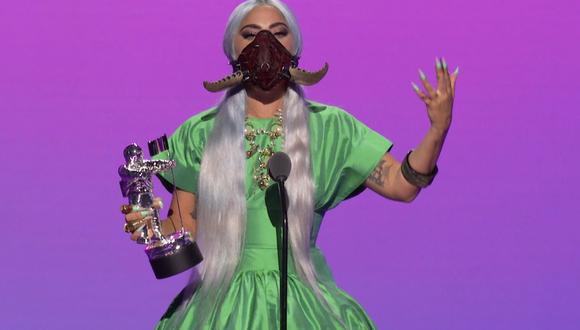 Lady Gaga ganó en cinco categorías en los MTV Video Music Awards 2020. (Foto: MTV / AFP)