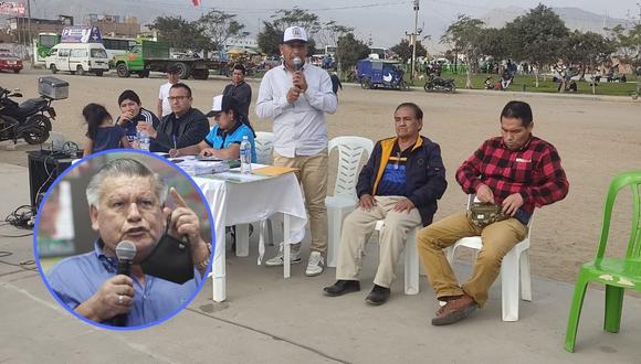 Moradores declararon persona no grata a líder de APP. Este lunes llegarán a la Plaza de Armas de Trujillo para protestar por audio que retrasa la creación de nuevo distrito.