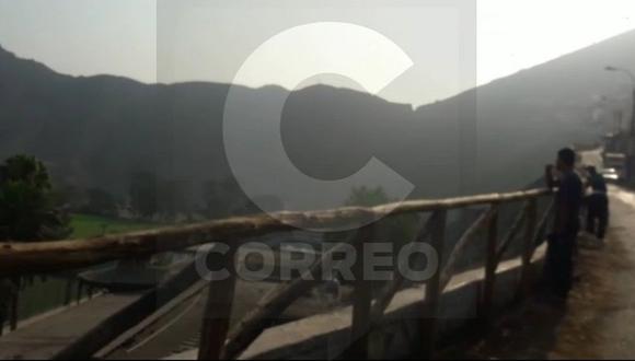 Rímac: Refuerzan vía del Cerro San Cristóbal con barandas de madera  (VIDEO)