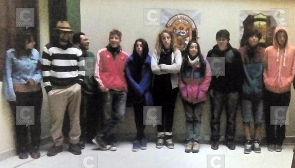 13 turistas detenidos en Cusco tras atentar contra el patrimonio