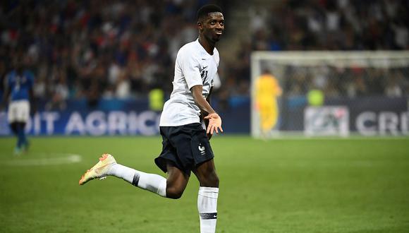 Revive el golazo de Ousmane Dembélé en la victoria de Francia 3-1 ante Italia (VIDEO)