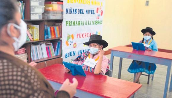 En Pira, Huaraz, los alumnos volverán a las aulas desde el 20 de setiembre, con acompañamiento de especialistas y con plan de bioseguridad.