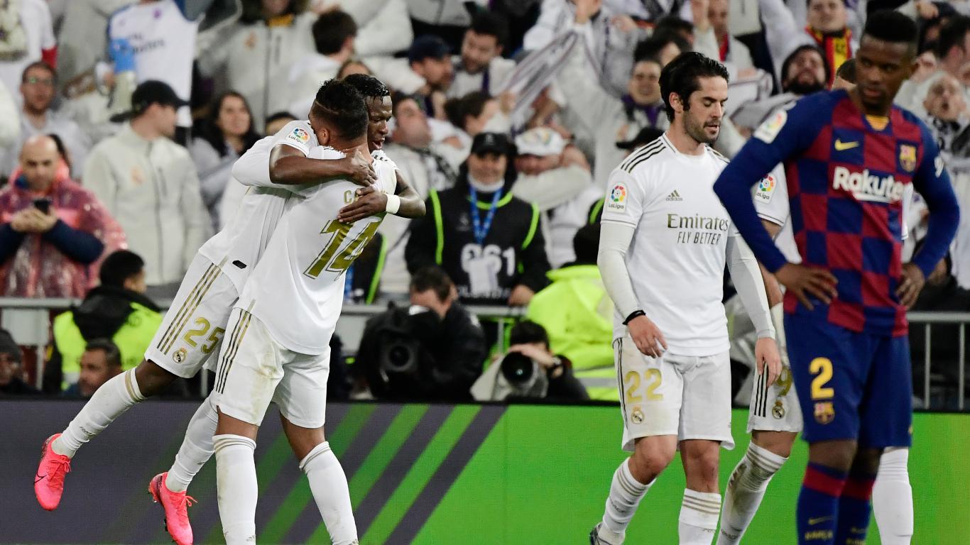 Real Madrid venció a Barcelona y recuperó el liderato de la liga española