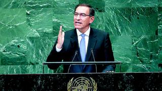 Presidente Vizcarra defiende adelanto de elecciones en Asamblea de la ONU