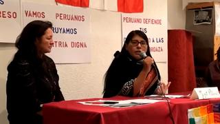 Patricia Chirinos denuncia a Margot Palacios por decir en el extranjero que el “Perú vive una dictadura militar”