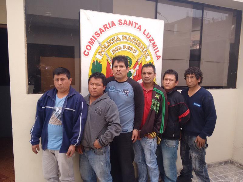 PNP captura a “Los lechuceros de cables de San Martín de Porres"