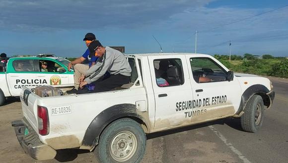 El jefe del Frente Policial de Tumbes, Javier Gonzáles, dijo que redoblan la seguridad de la frontera de Perú-Ecuador para evitar el ingreso de extranjeros indocumentados