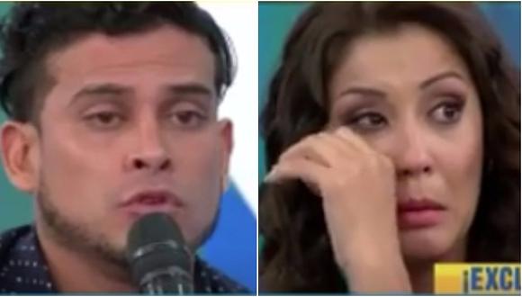 Karla Tarazona rompe en llanto cuando Christian Domínguez le pide disculpas (VIDEO)