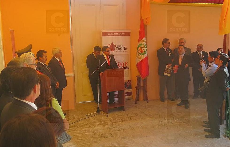 Recrean entrega de Tacna en ex Casa Jurídica