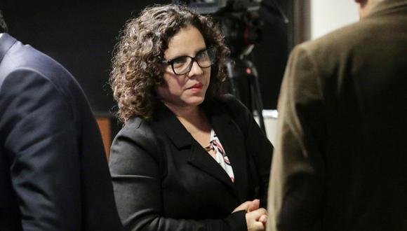 Fiscal Rocío Sánchez acusó a Zoraida Ávalos de querer obstruir su investigación. (Foto: GEC