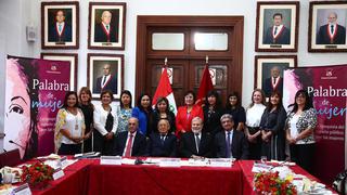 Día de la Mujer: Marianella Ledesma, Zoraida Ávalos y ministras participaron en conversatorio