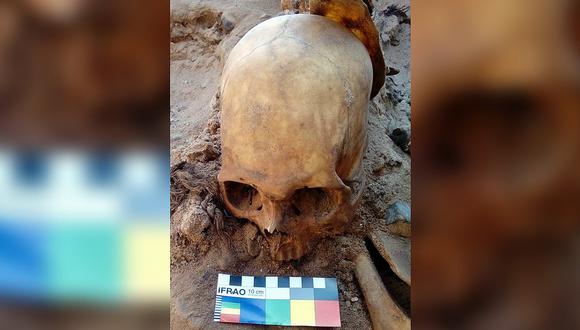 Restos óseos hallados en fosa de obra serían de una mujer Tiahuanaco