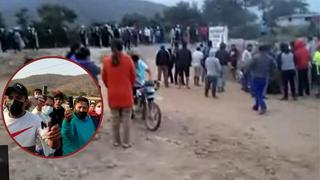 Pobladores bloquean la vía Piura-Huancabamba por retraso en pagos y ejecución de obras (VIDEO)