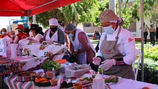 Sanjuaninos contra la anemia y desnutrición en feria nutritiva y artesanal