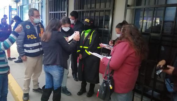 Detienen a policía en Huancayo