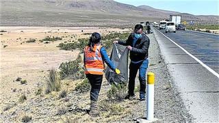 Arequipa: Recogen dos toneladas y media de residuos sólidos