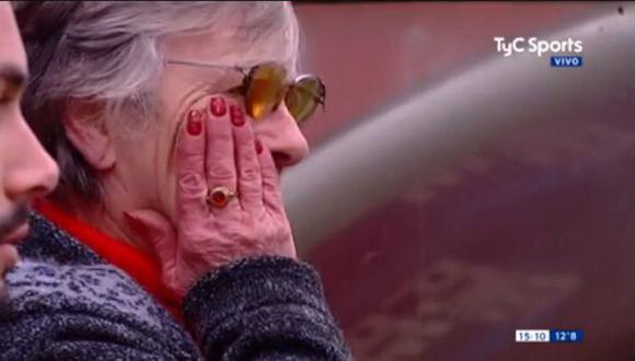 La emotiva celebración de abuela hincha de Argentinos Juniors tras ascenso a Primera