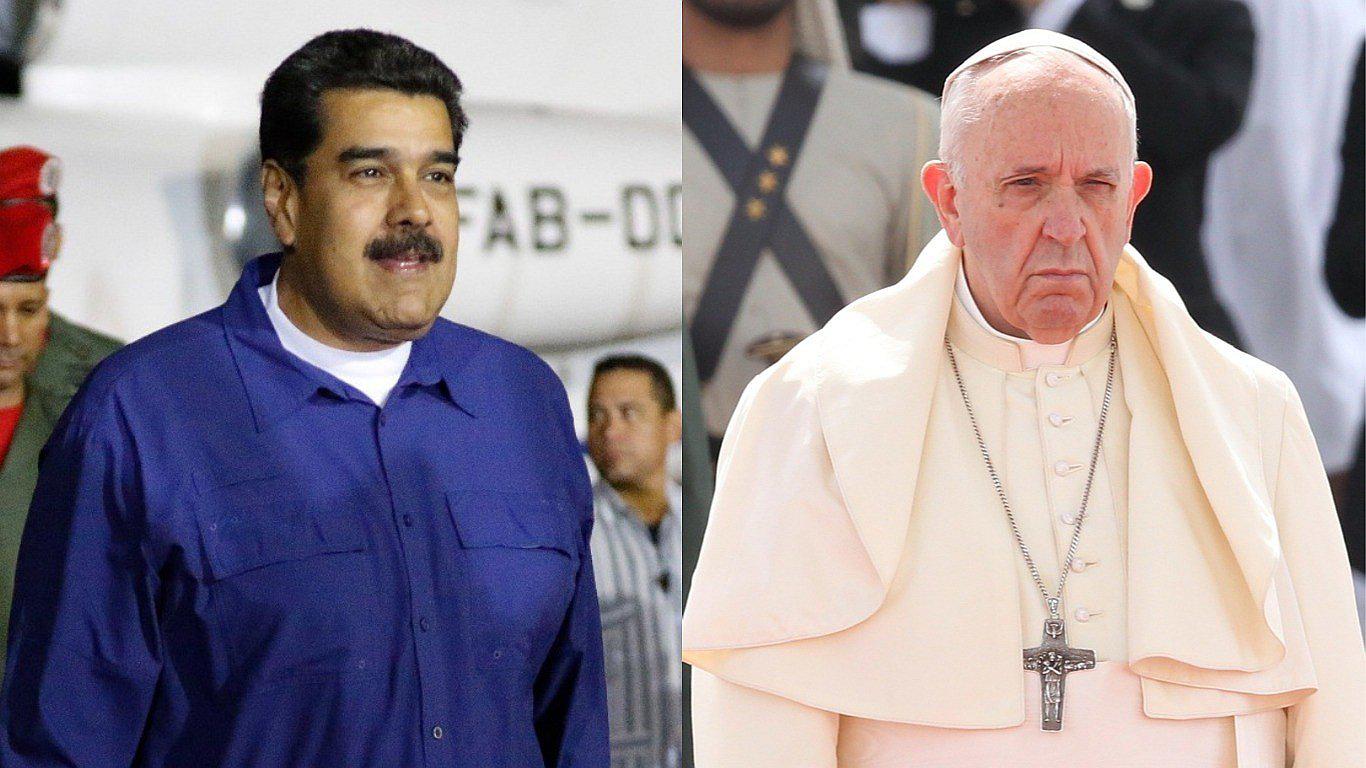 Nicolás Maduro pide ayuda al papa Francisco para que facilite el diálogo en Venezuela