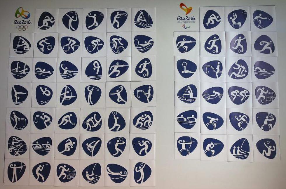 Río 2016: Presentaron los pictogramas de las 41 disciplinas olímpicas