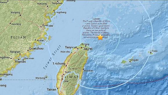 Taiwán: Un sismo de 7,2 grados sacude el noreste de ese país