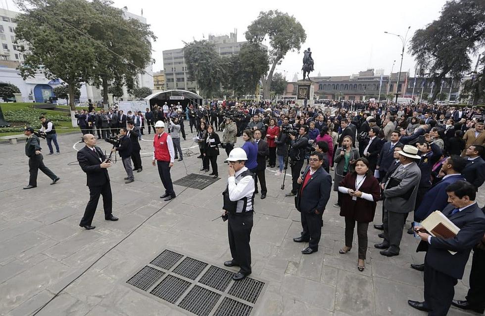 Las imágenes que dejó el simulacro de sismo seguido de tsunami 