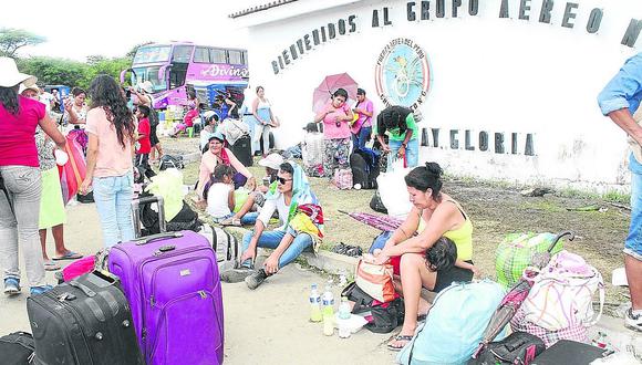 Lambayeque: Largas colas en últimos días de traslado aéreo gratuito a otras regiones