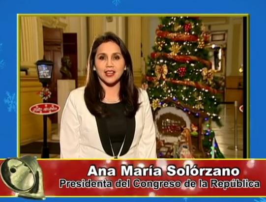 Ana María Solórzano envía saludo por Navidad: "Y que este tiempo sirva de unión para todos los peruanos"