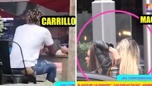 André Carrillo fue captado el pasado domingo en un restaurante en San Isidro. (Foto: Captura Willax TV)