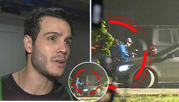 Mario Irivarren casi atropella con su auto a periodista que intentó tomarle una foto (VIDEO)