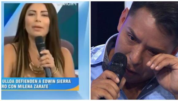 Milena Zárate revela cuánto dinero debería recibir de Edwin Sierra para su hija 