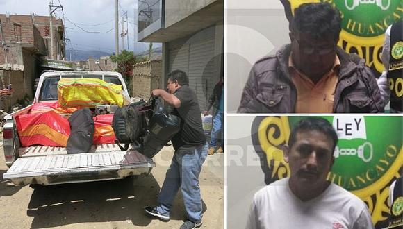 ​Policía interviene a banda "Los Picapiedras" en taxi y con botín de S/170 mil