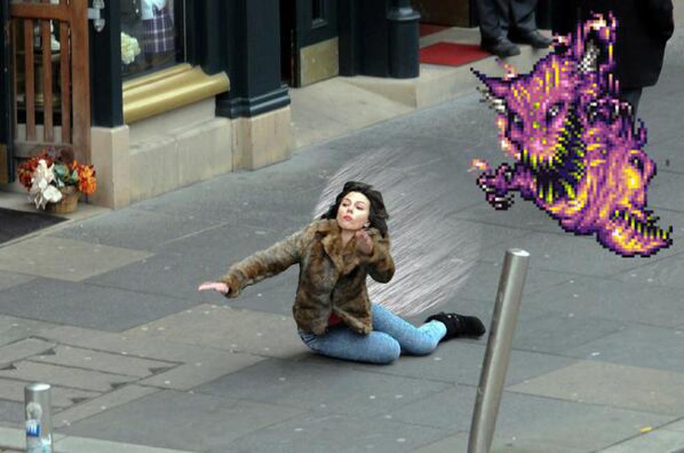 Memes por la caída de Scarlett Johansson se viralizan en la red (Fotos)