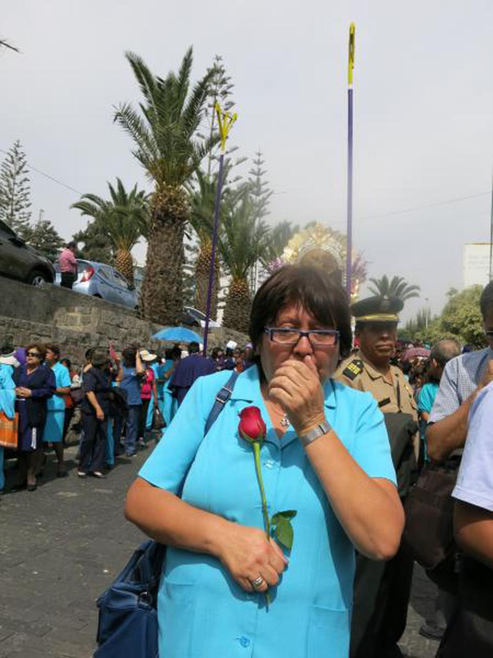 Señor de los Milagros derramo bendiciones a enfermos