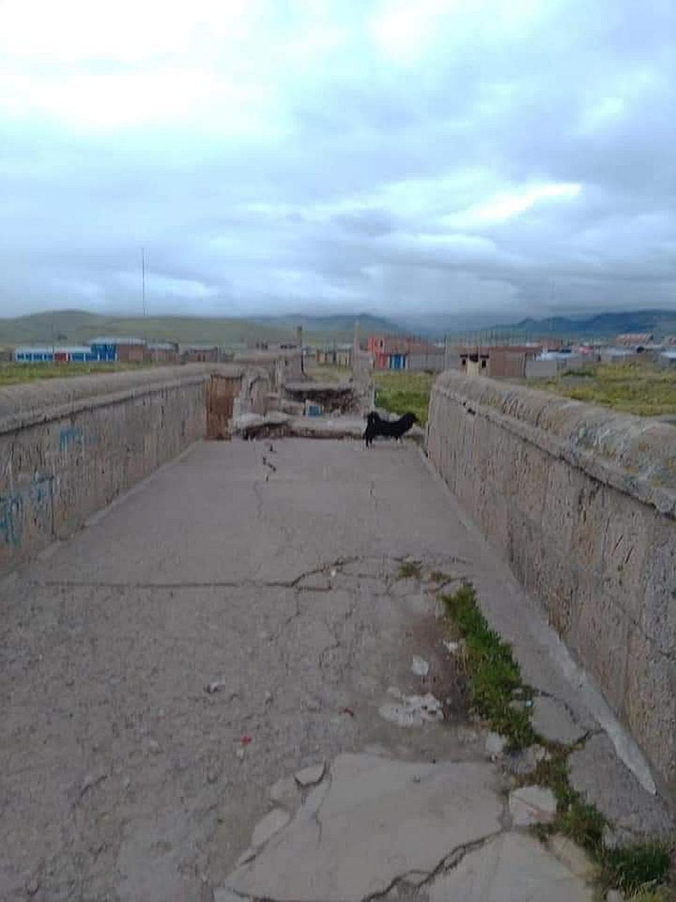 Puno: puente "Calicanto" se desplomó por fuertes lluvias
